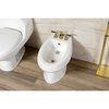 Kingston Brass ThreeHandle Bidet Faucet, Brushed Brass KB6327CKL